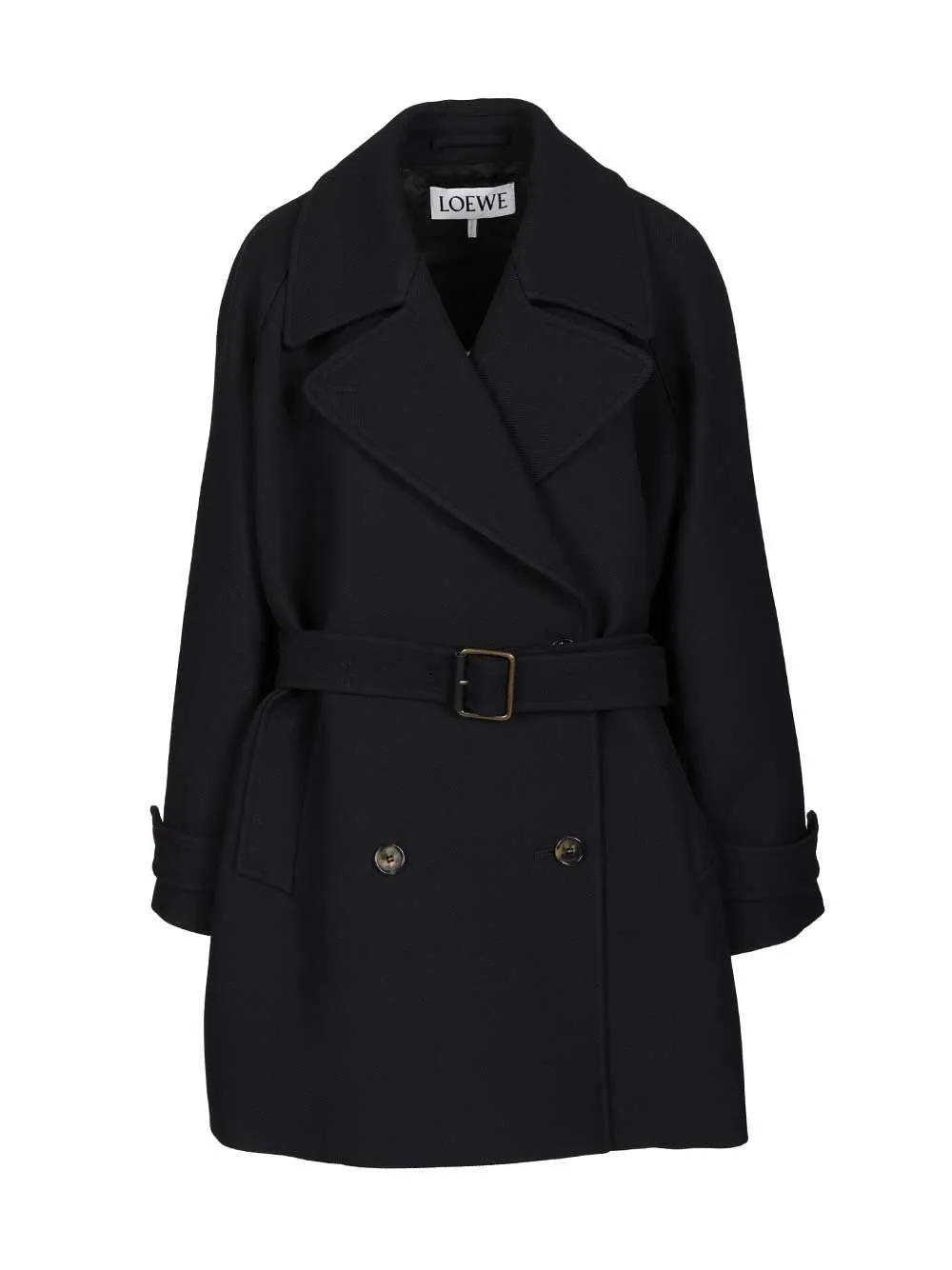 Double-Breasted Wool Coat