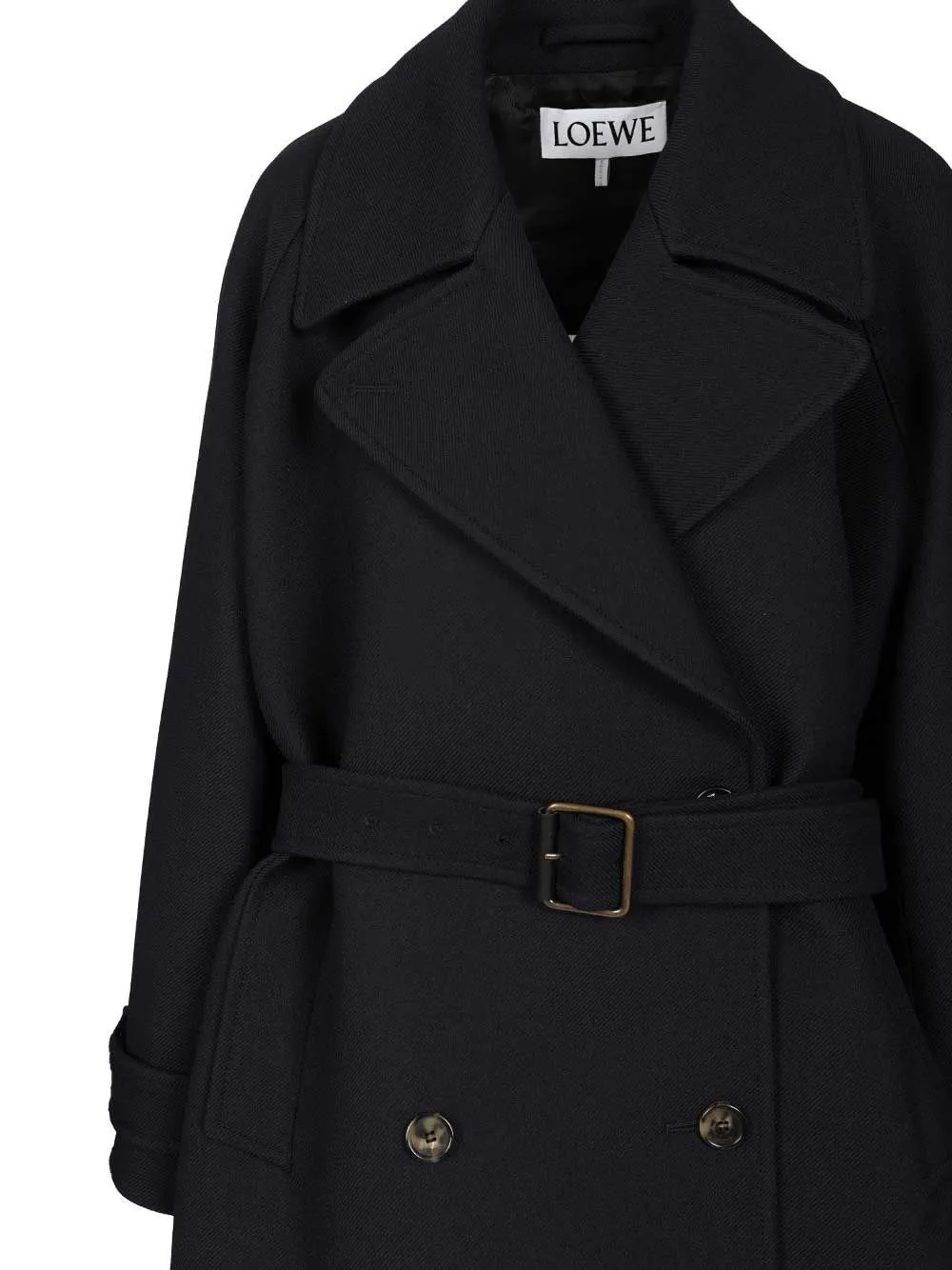 Double-Breasted Wool Coat