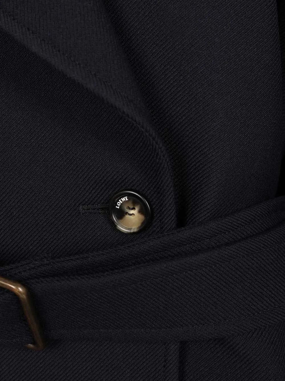 Double-Breasted Wool Coat