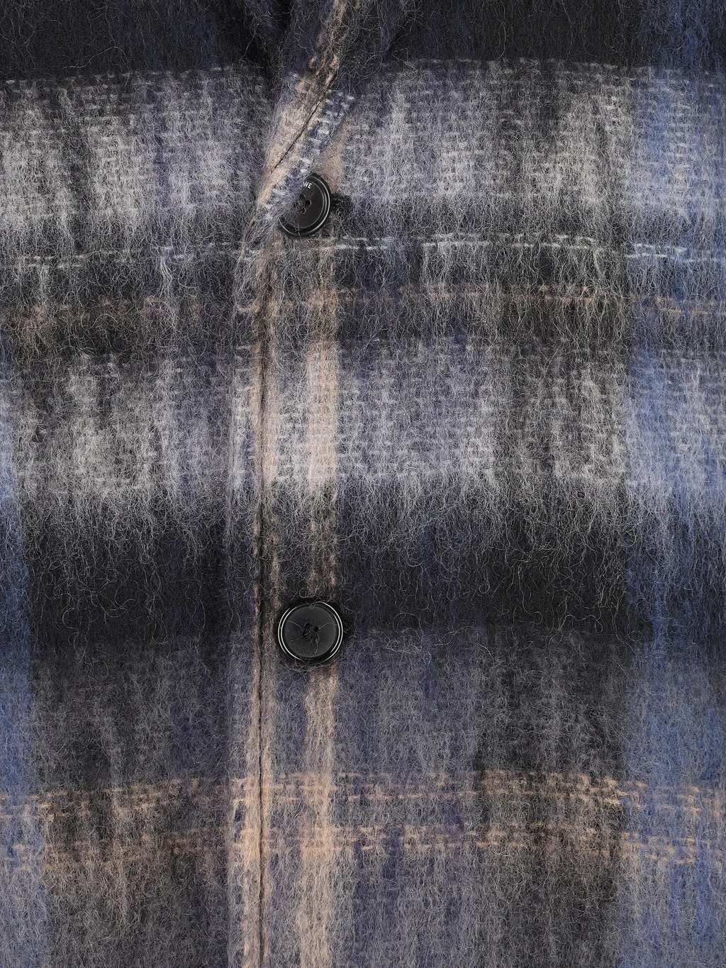 Checkered Wool Coat