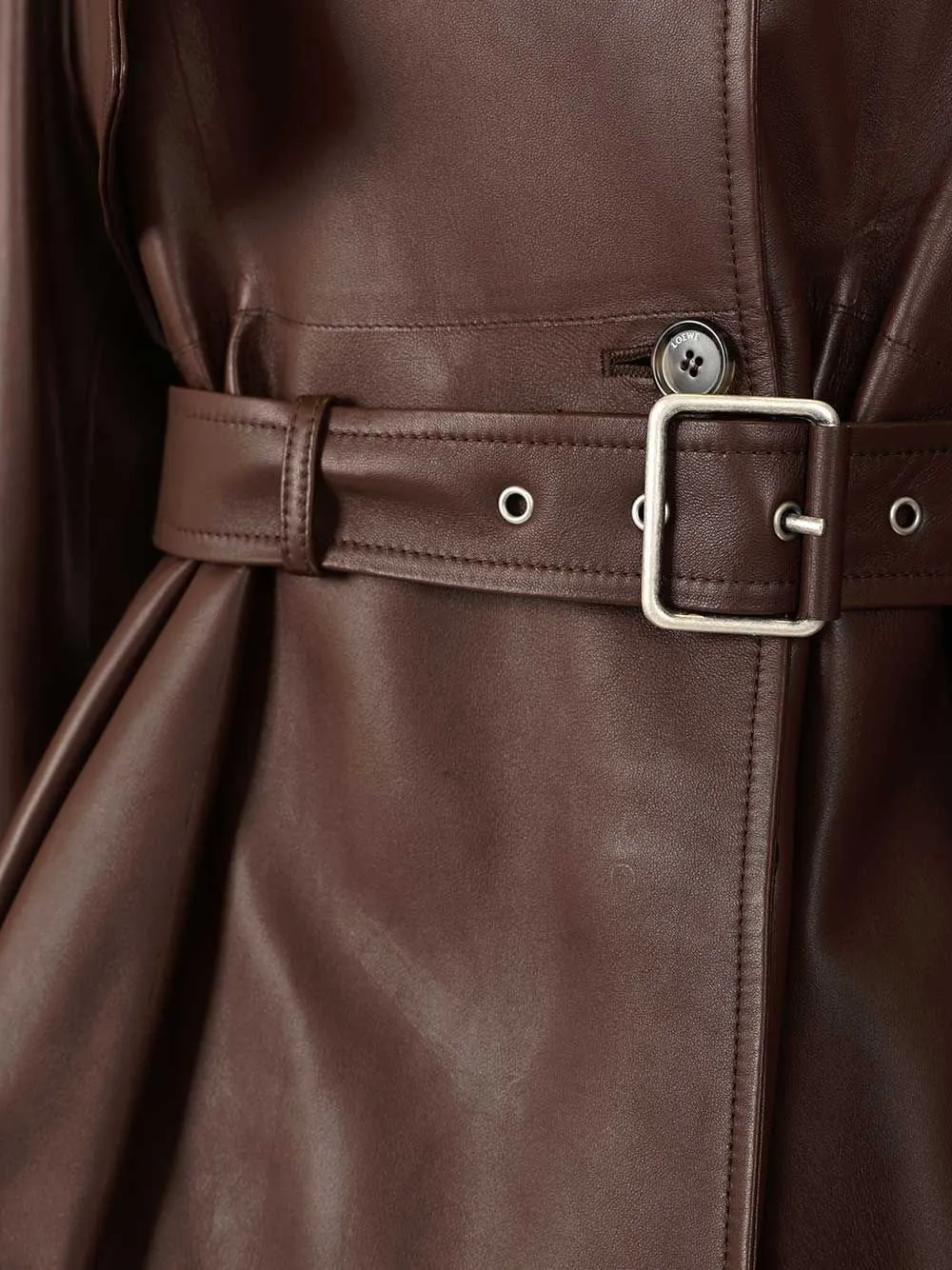 Leather Trench Coat