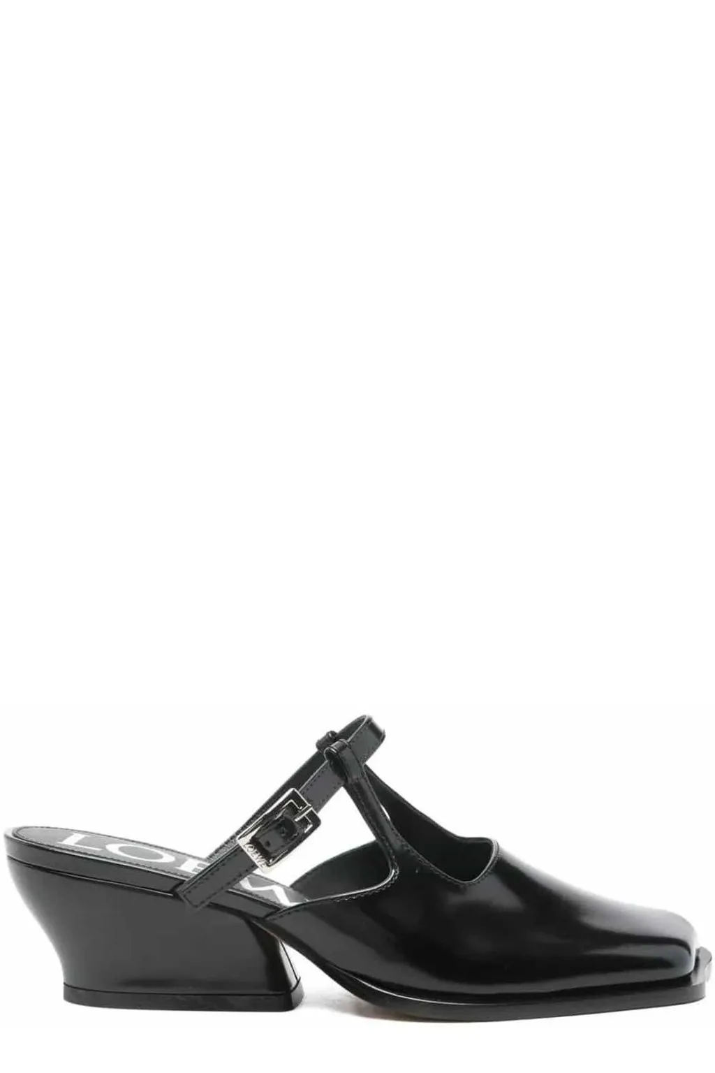Mary Jane Heeled Mules