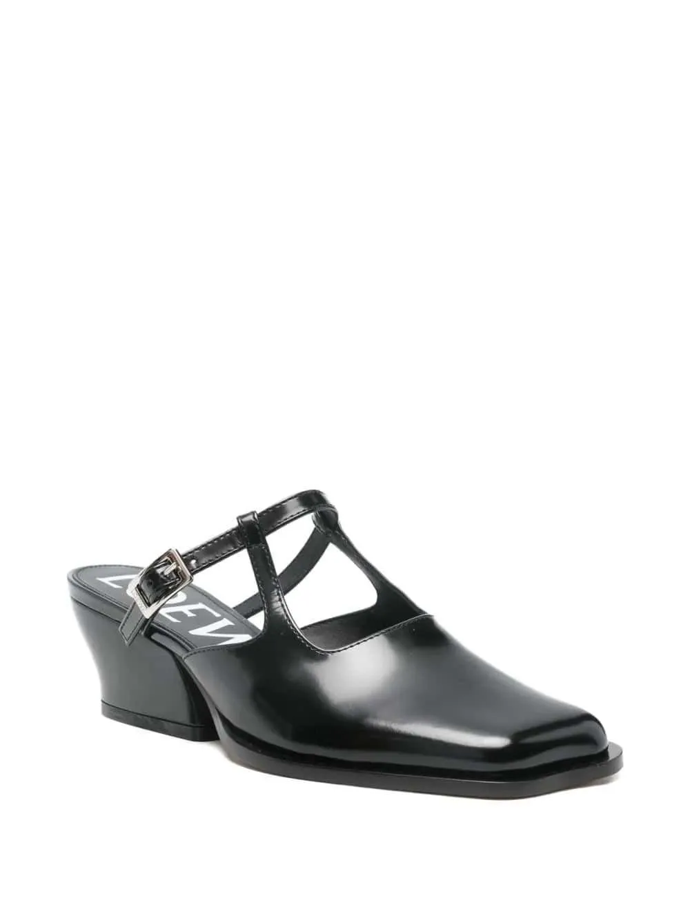 Mary Jane Heeled Mules