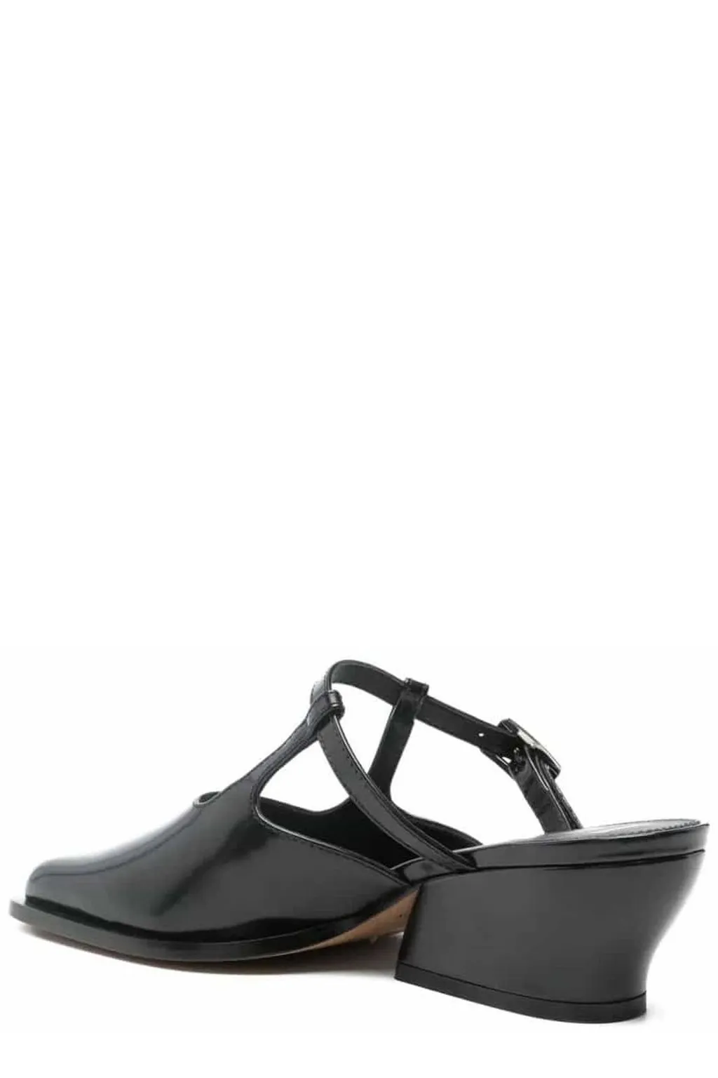 Mary Jane Heeled Mules