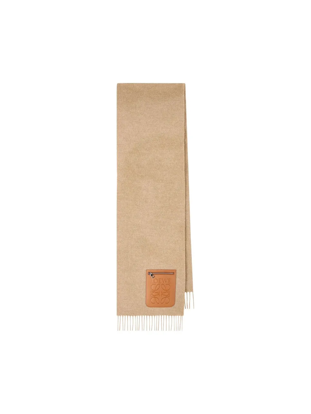 Scarf With Zipped Pocket