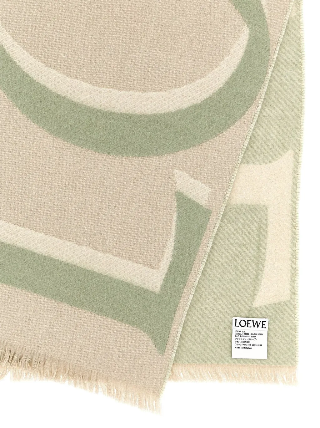 Striped Wool Scarf