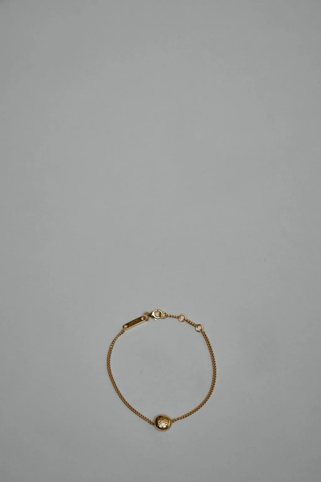 Chain Bracelet With Sphere Charm