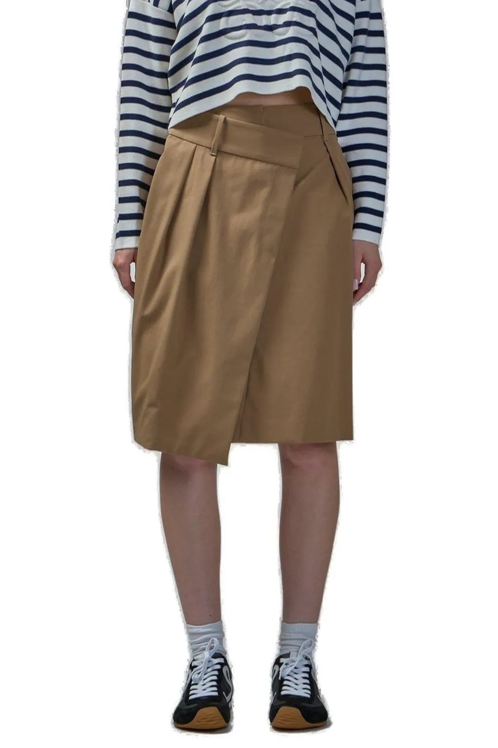Asymmetric Wrap Skirt