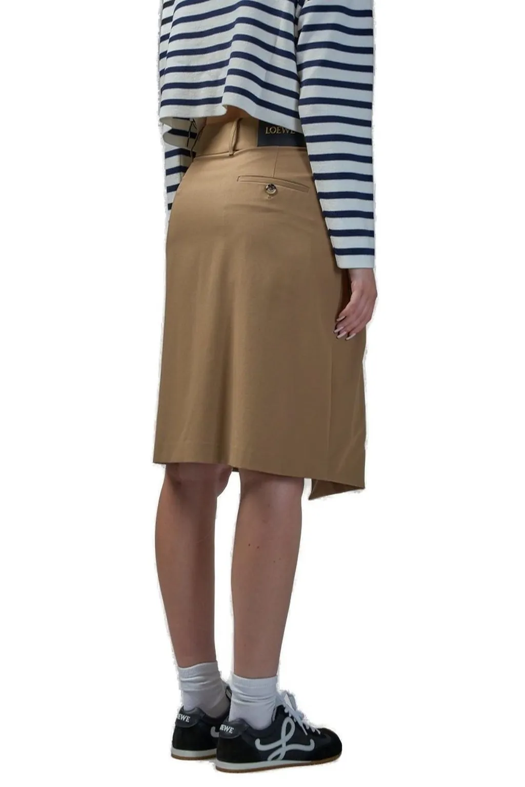 Asymmetric Wrap Skirt