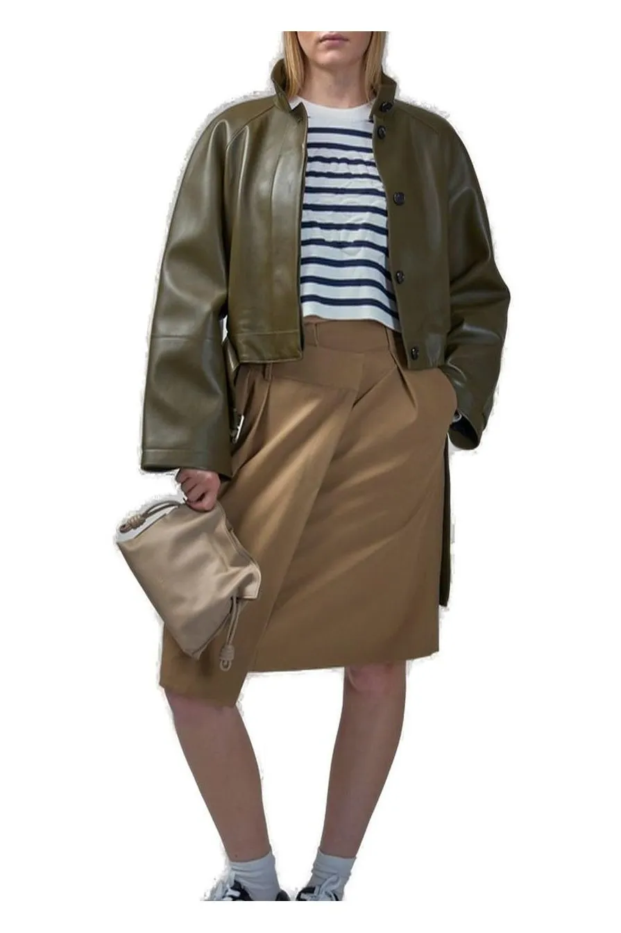 Asymmetric Wrap Skirt