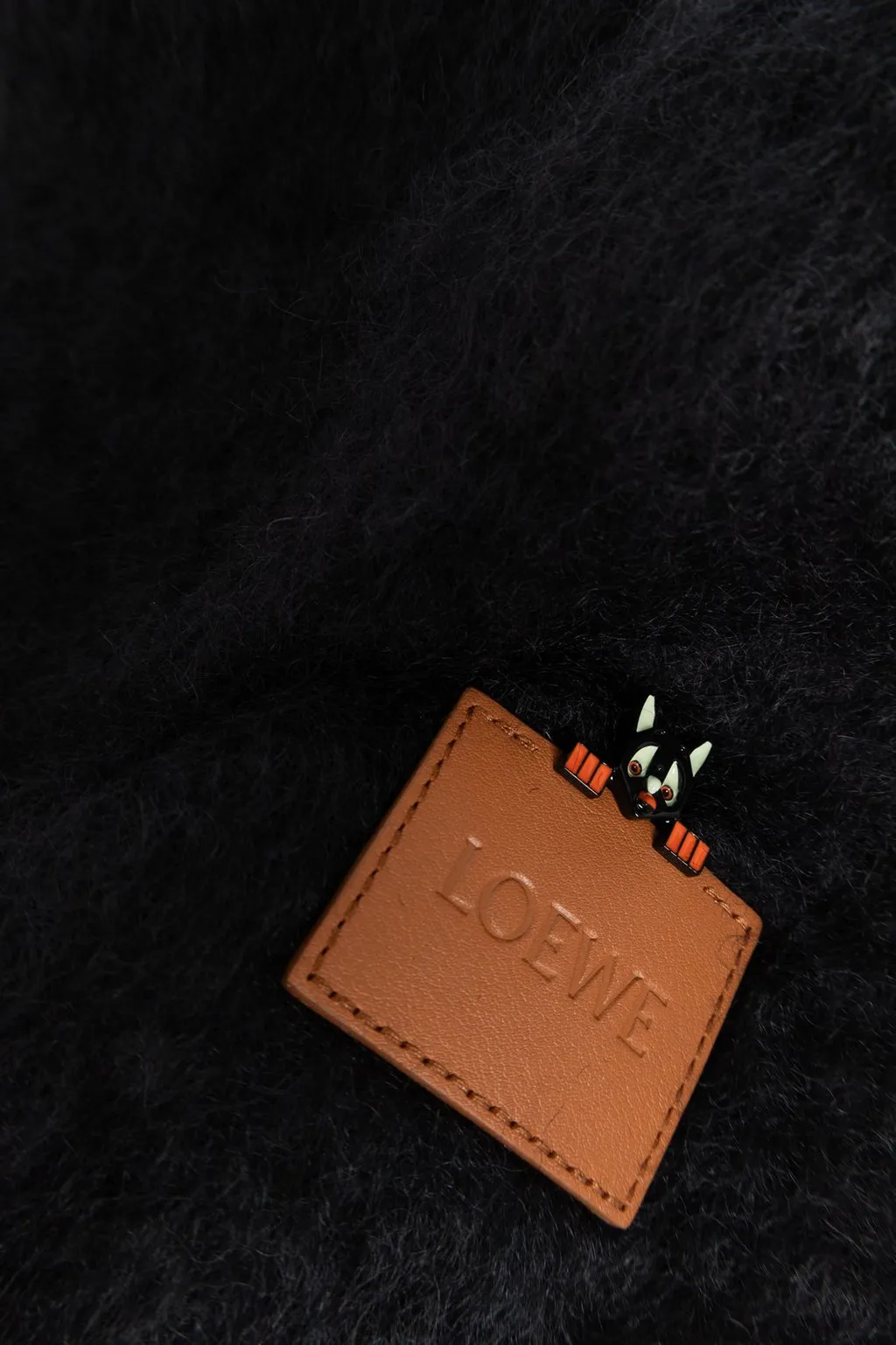 Scarf With Cat Charm