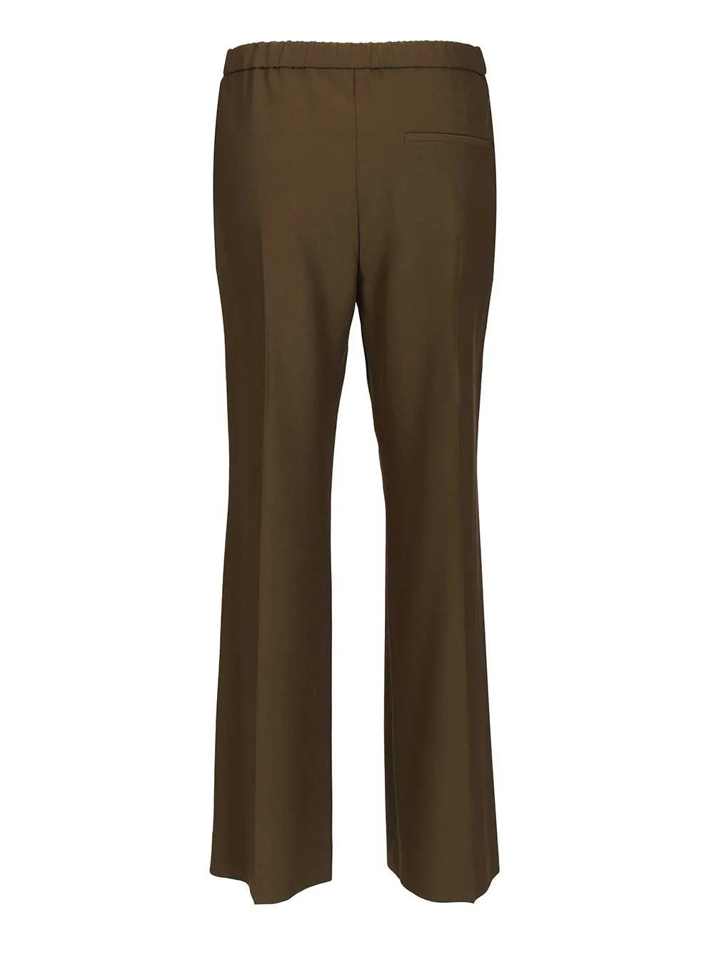 High-Waisted Flared Trousers