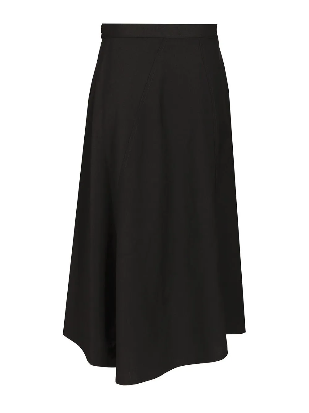 Asymmetric Midi Skirt