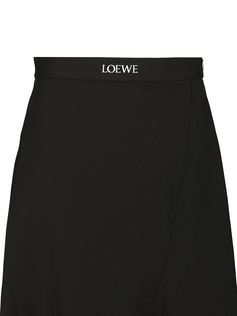 Asymmetric Midi Skirt