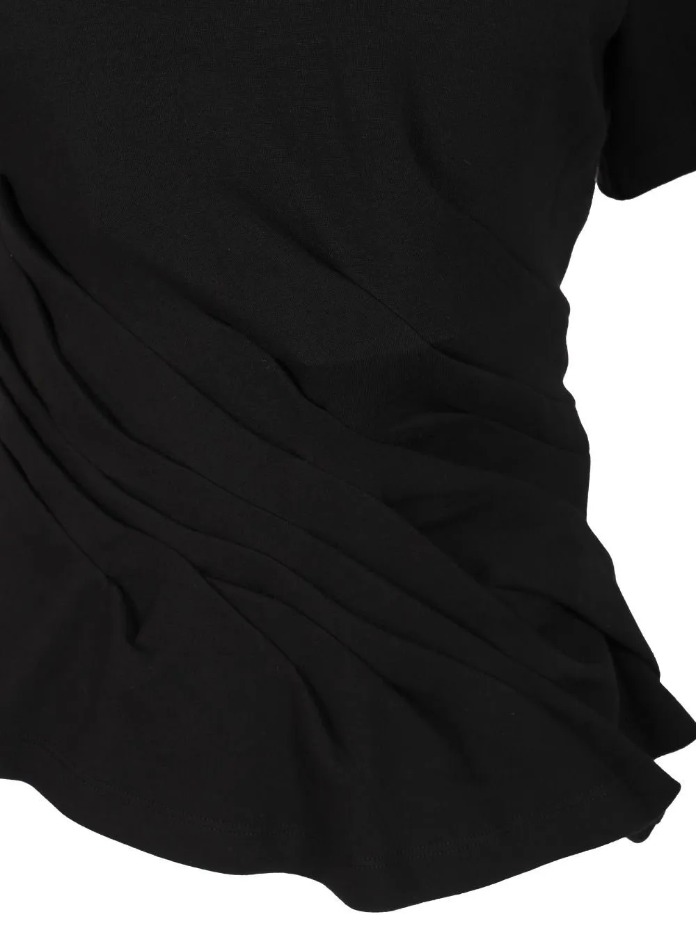 Asymmetric Ruched T-Shirt
