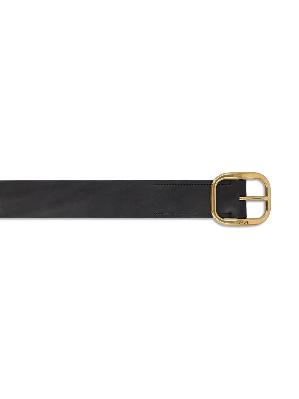 Belt With Anagram Buckle