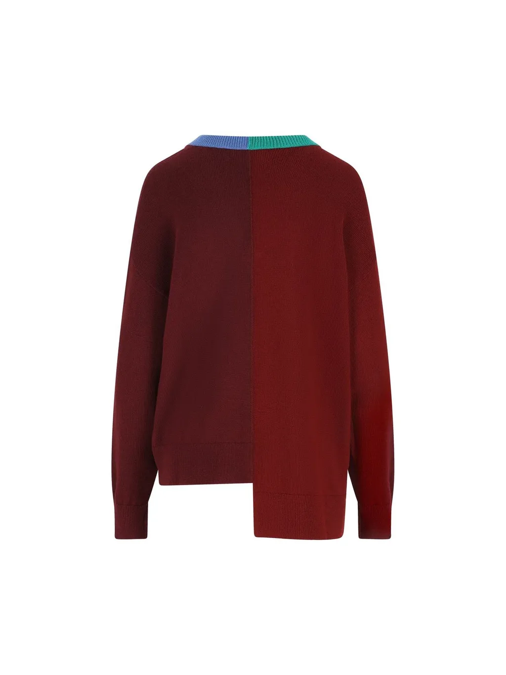 Colorblock V-Neck Sweater