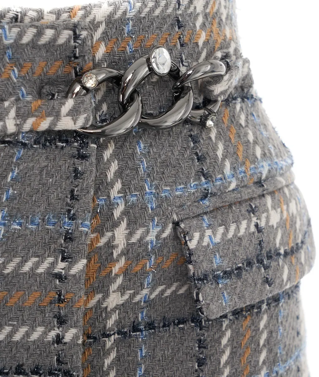 Plaid Mini Skirt