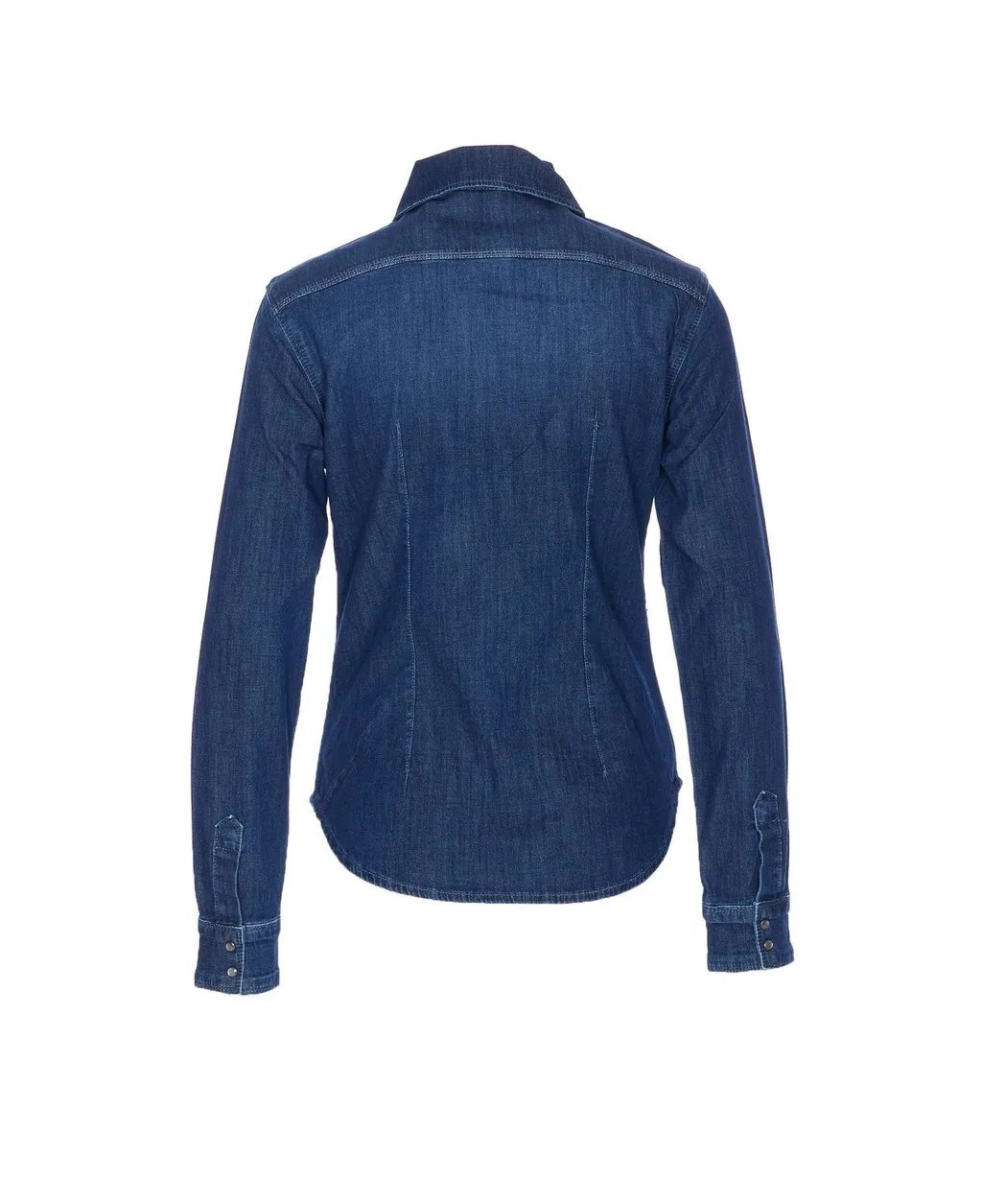 Denim Shirt With Rhinestones