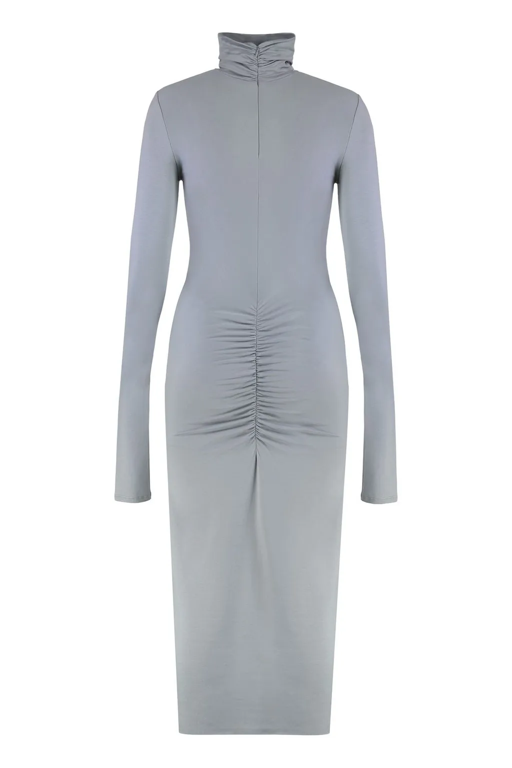 Turtleneck Ruched Dress