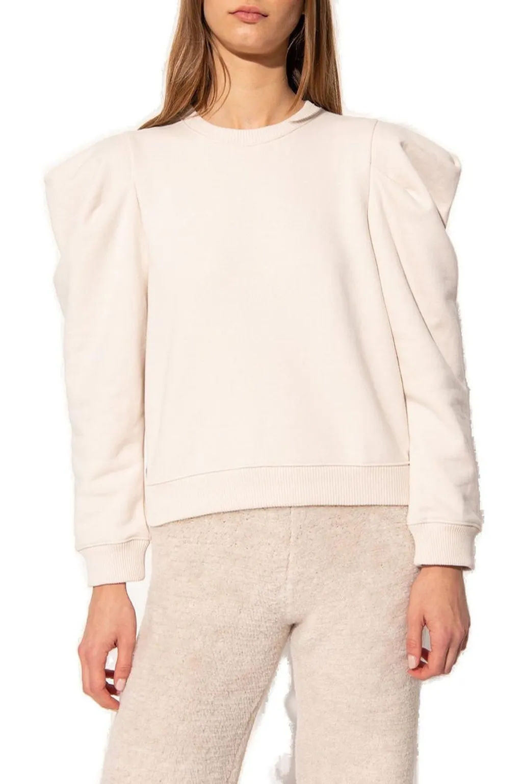 Sweatshirt With Padded Shoulders