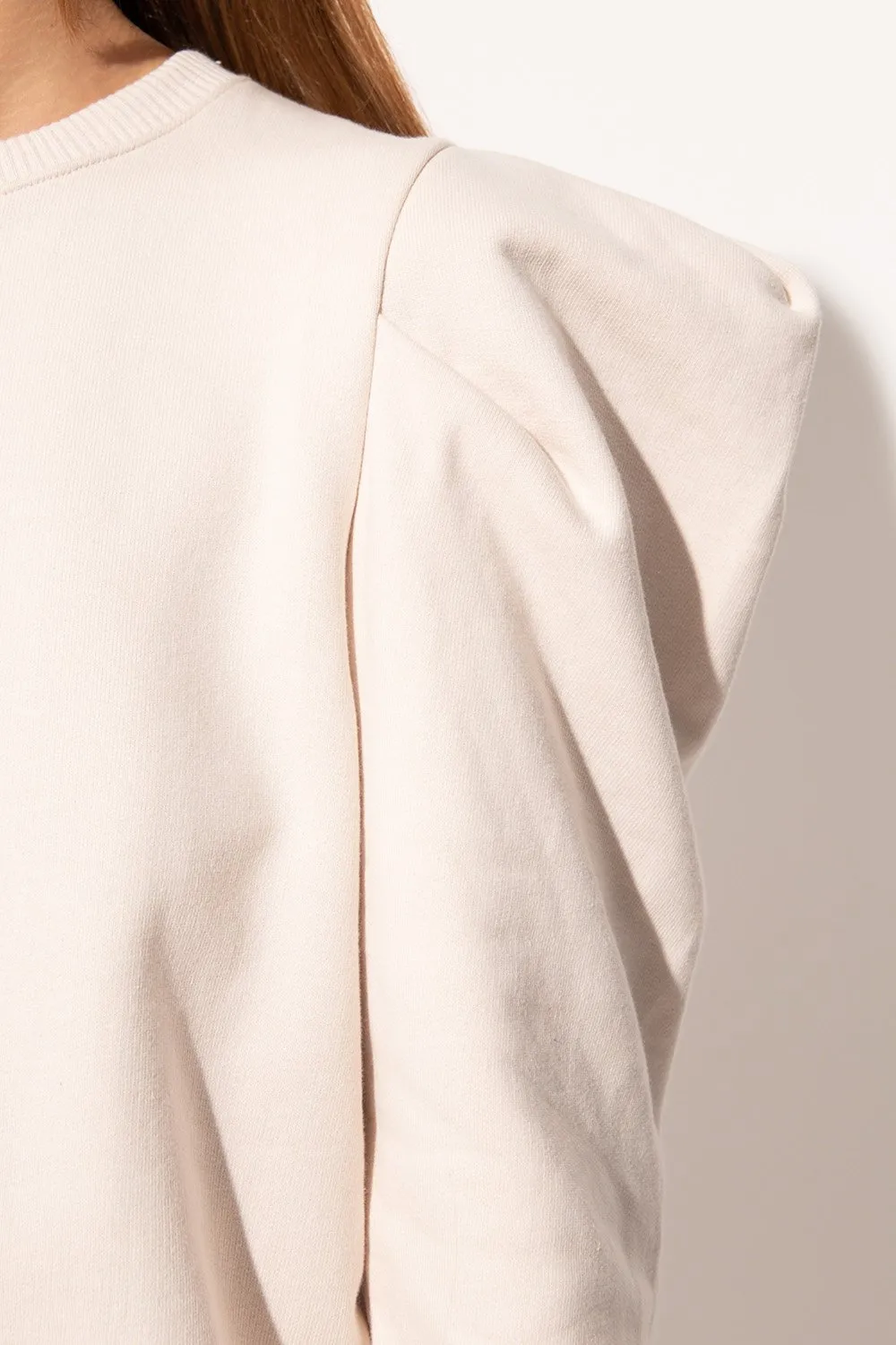 Sweatshirt With Padded Shoulders