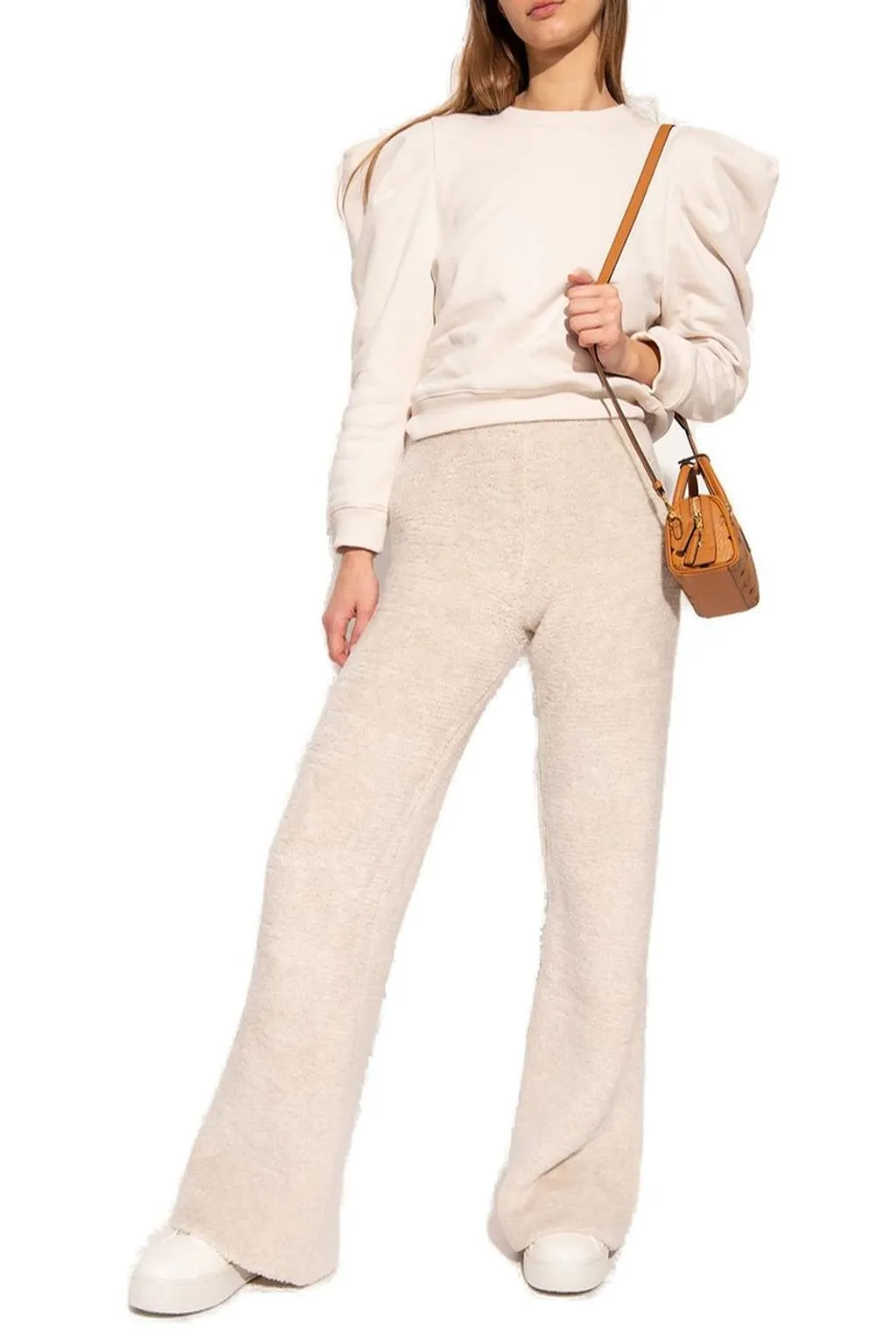Sweatshirt With Padded Shoulders