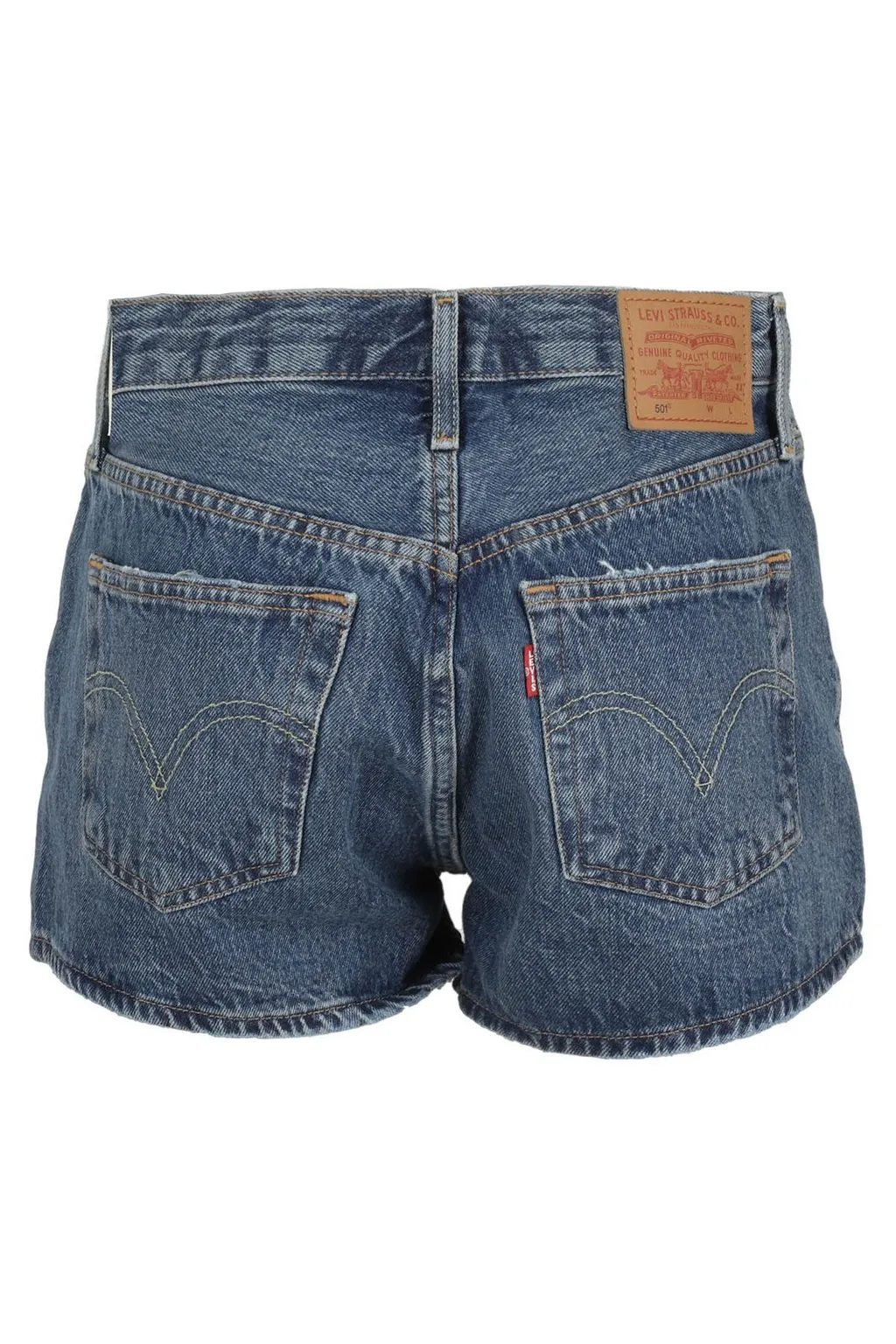 501 High Rise Denim Shorts