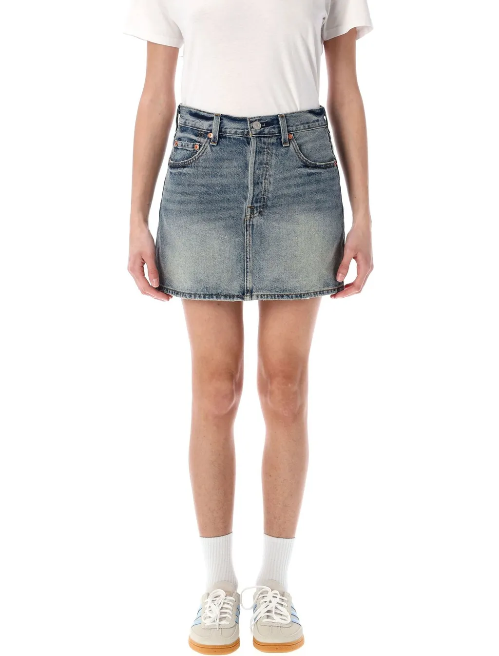 Denim Mini Skirt