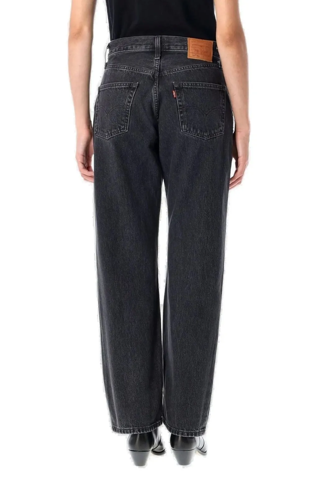 Straight Leg Jeans With Studs