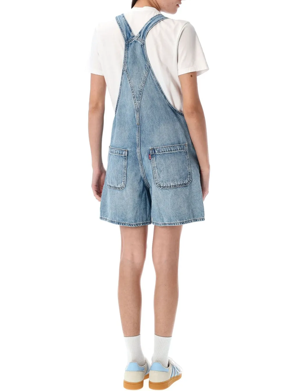 Denim Short Overalls