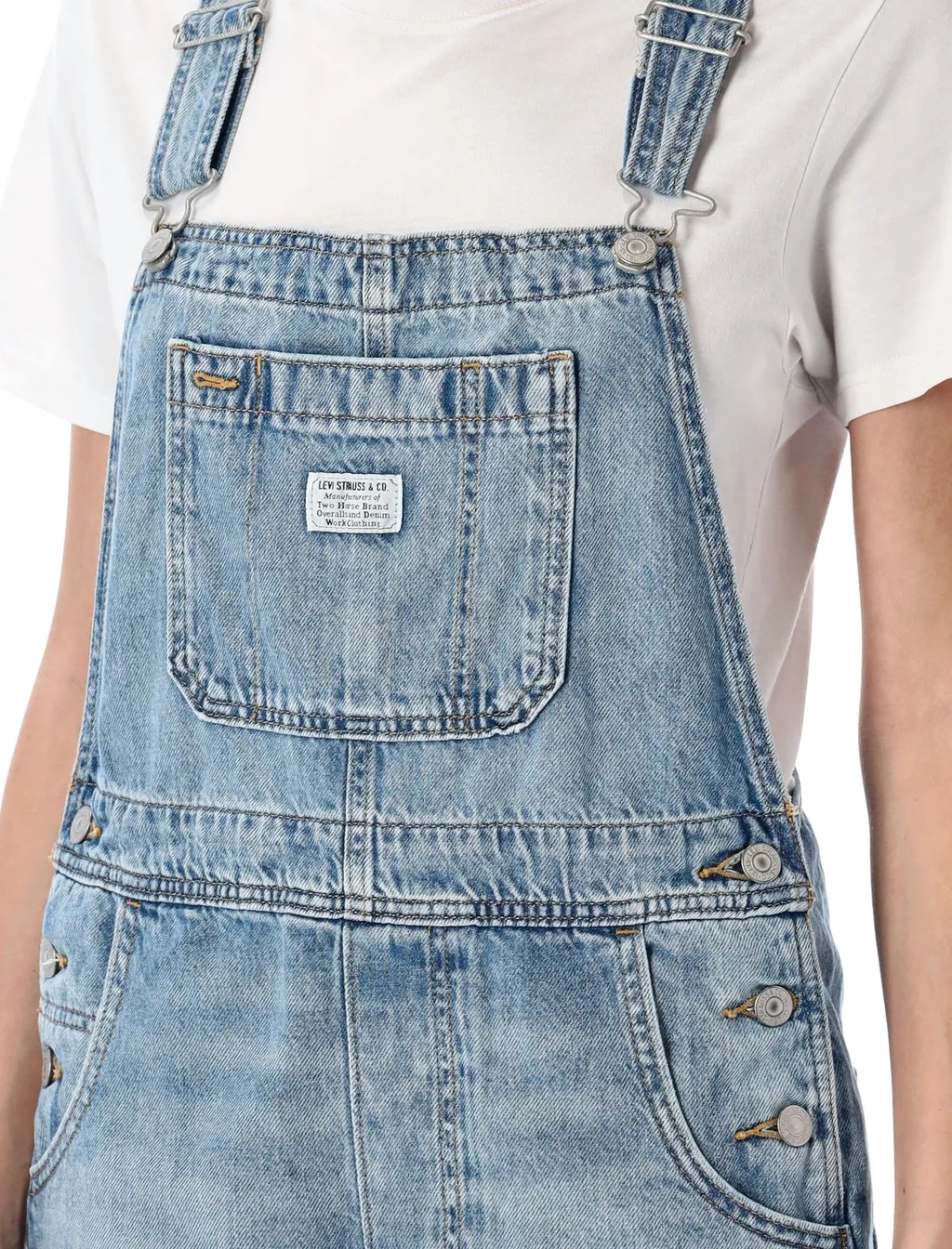 Denim Short Overalls