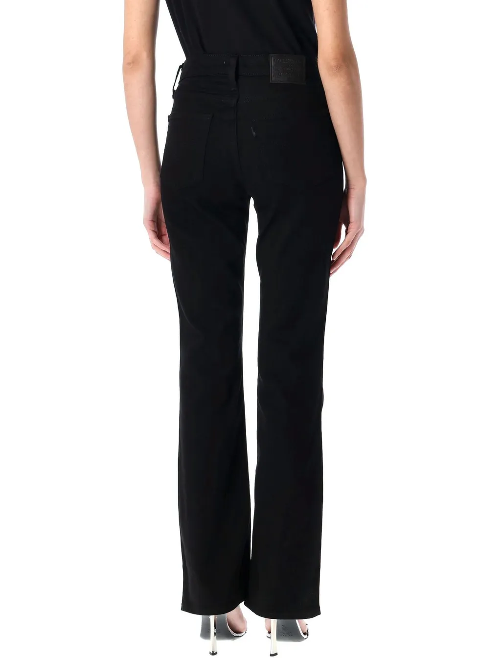 High-Rise Straight Leg Jeans