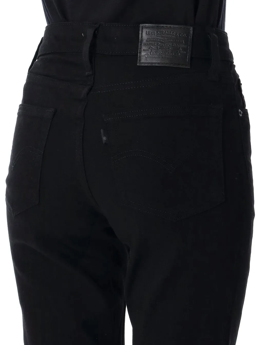 High-Rise Straight Leg Jeans