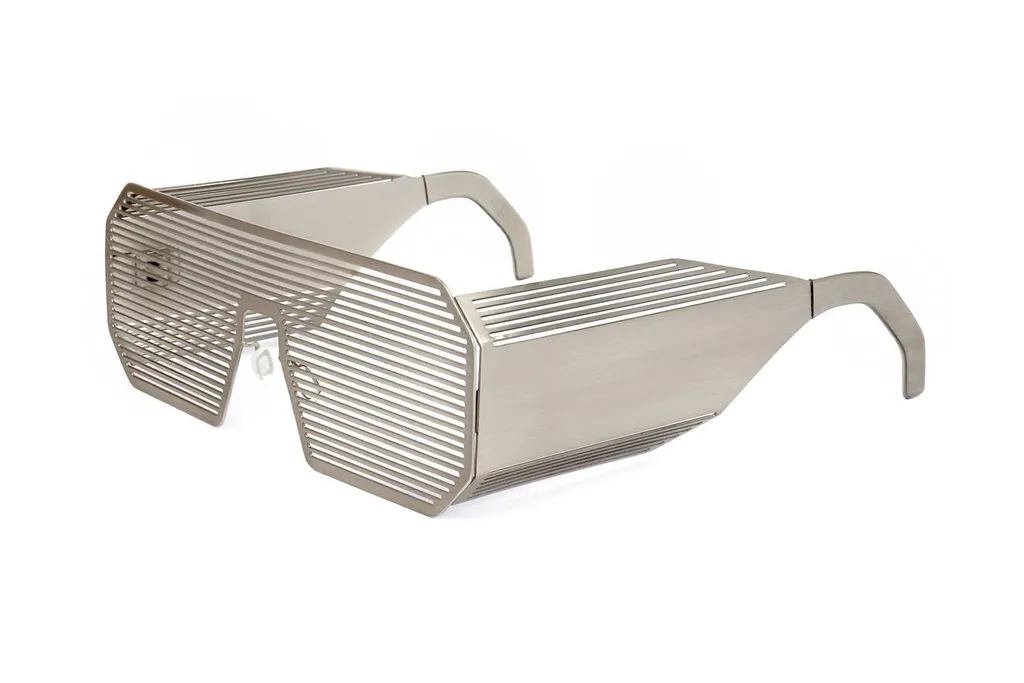 Striped Shield Sunglasses