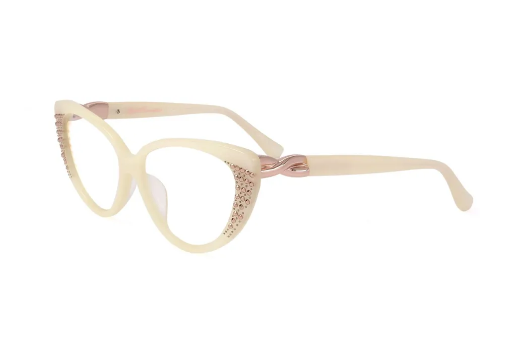 Cat-Eye Glasses With Rhinestones