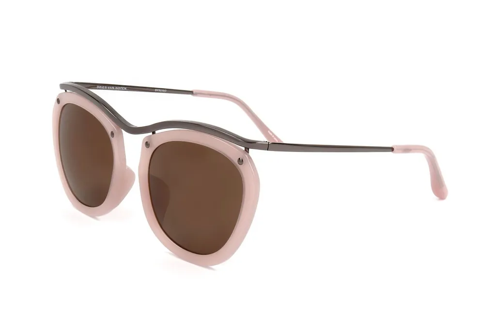 Cat-Eye Sunglasses With Clip-On Lenses
