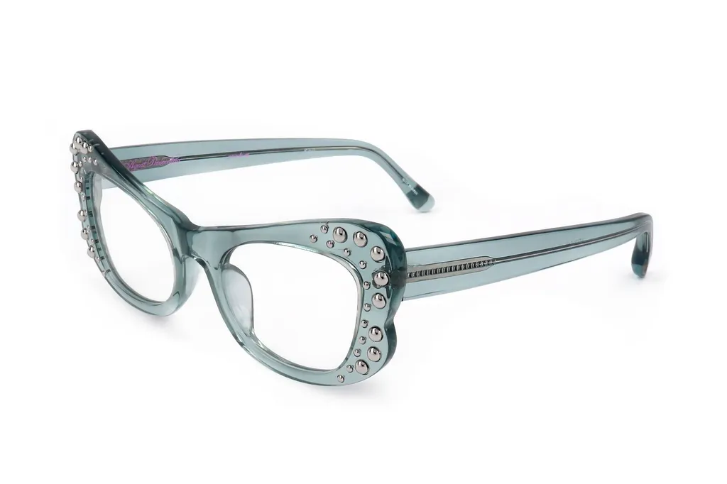Cat-Eye Glasses With Stud Embellishments