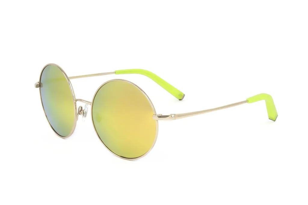 Round Mirrored Sunglasses