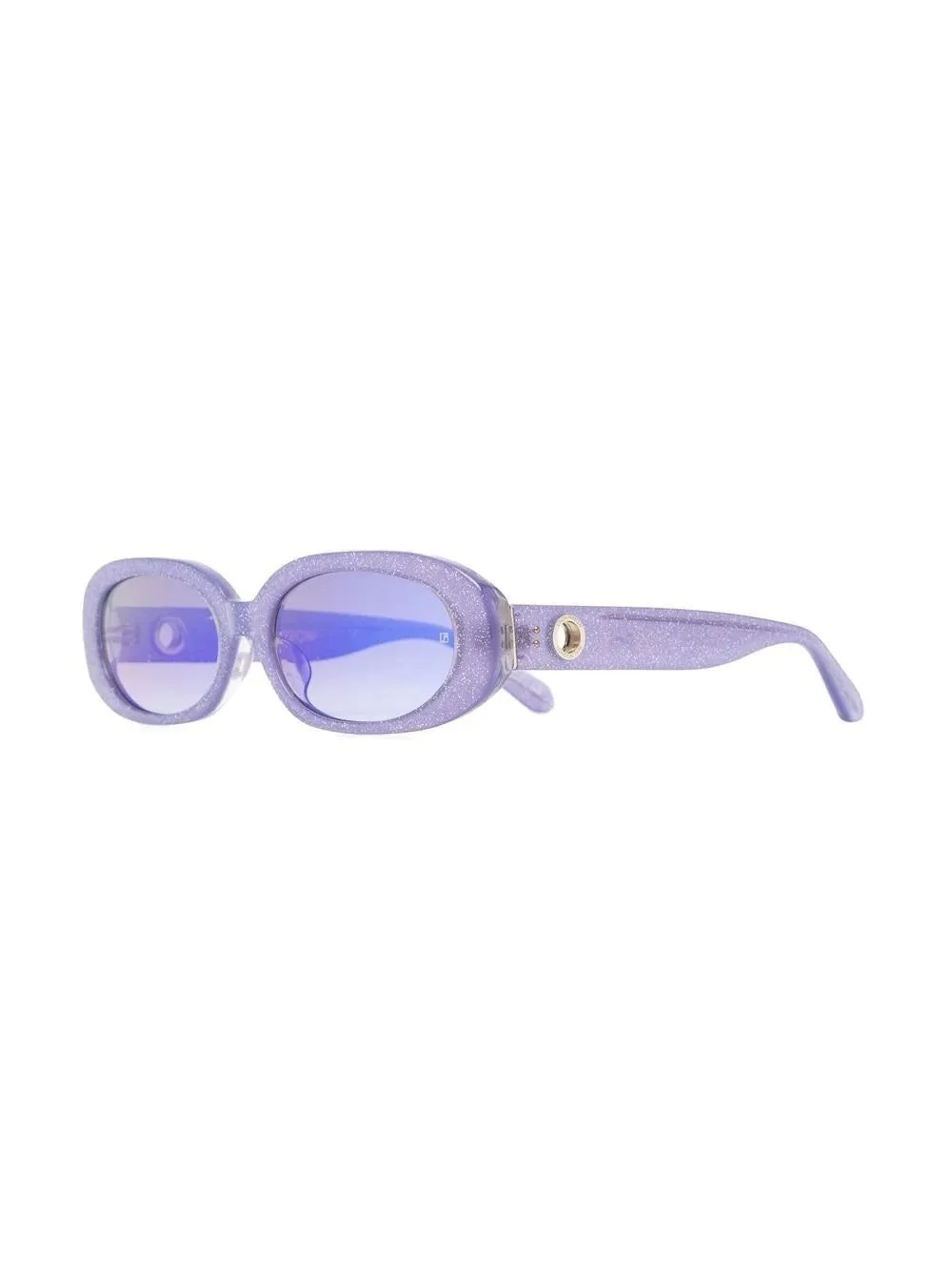 Oval Glitter Sunglasses