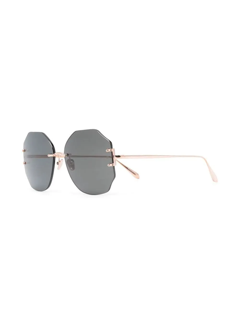 Oversized Hexagonal Sunglasses