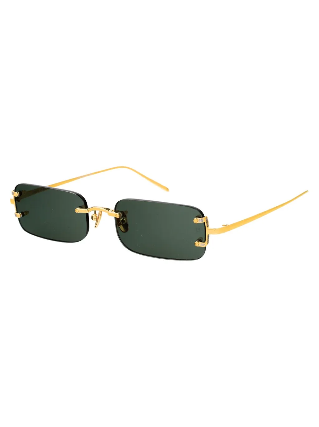 Rectangular Rimless Sunglasses