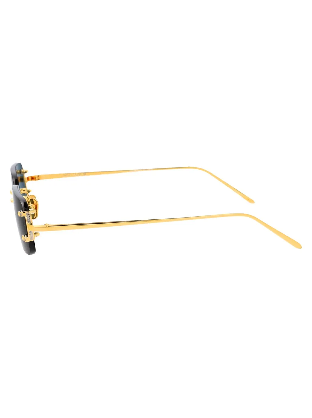 Rectangular Rimless Sunglasses