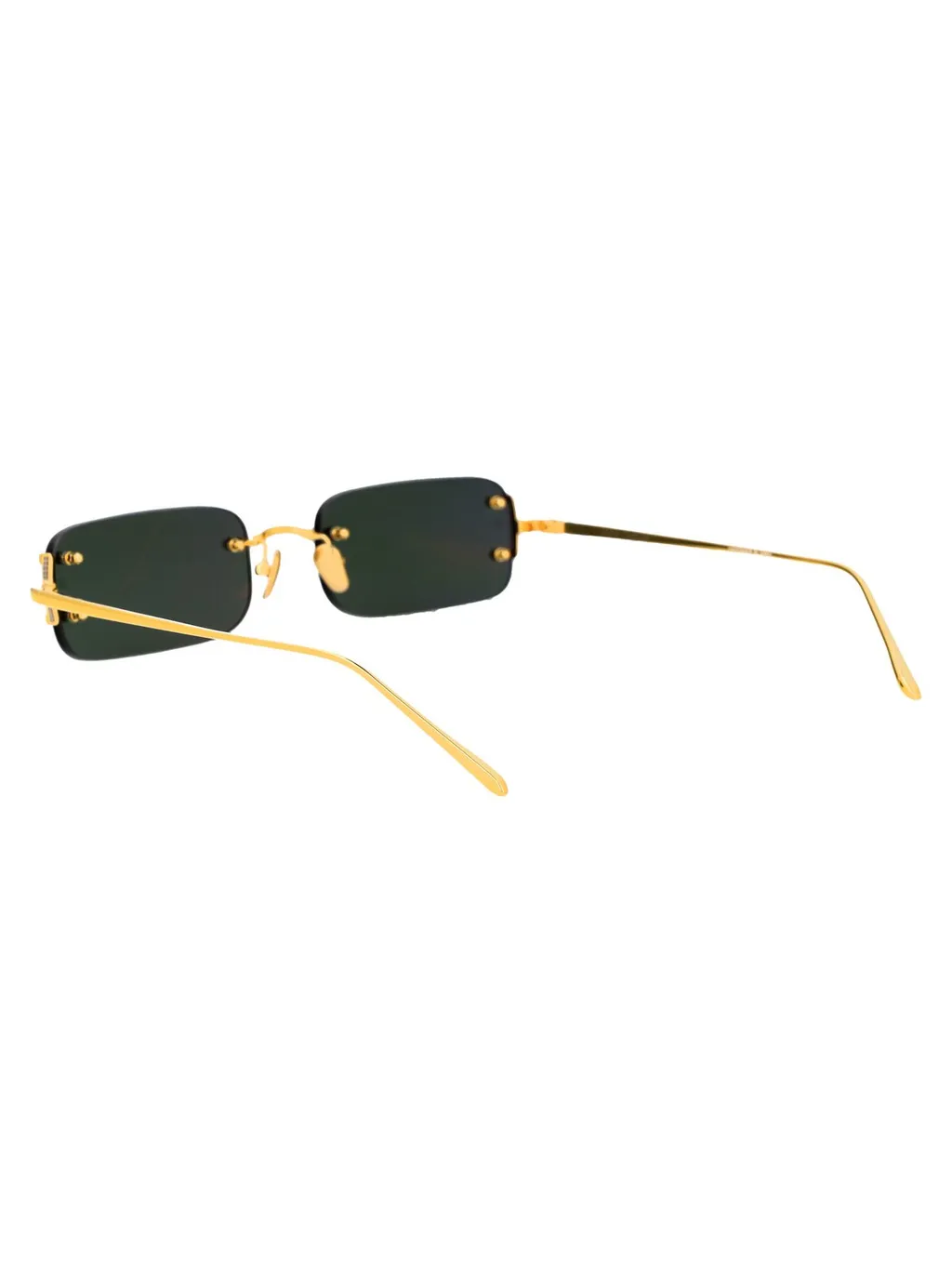 Rectangular Rimless Sunglasses