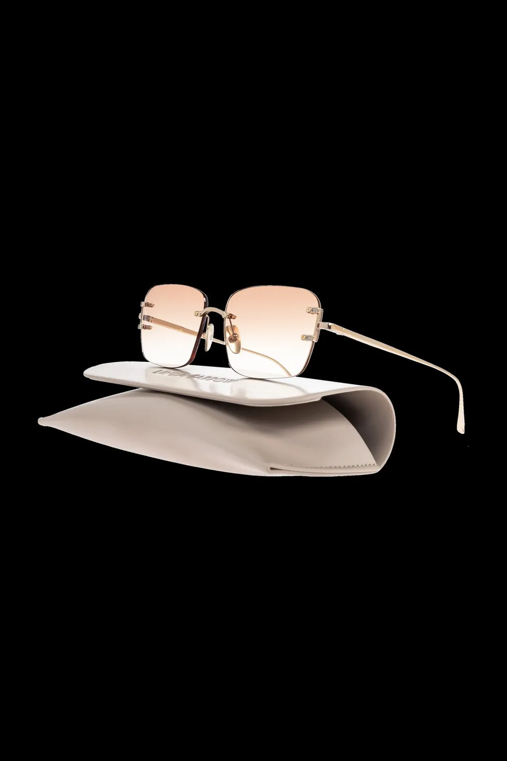 Rimless Square Sunglasses