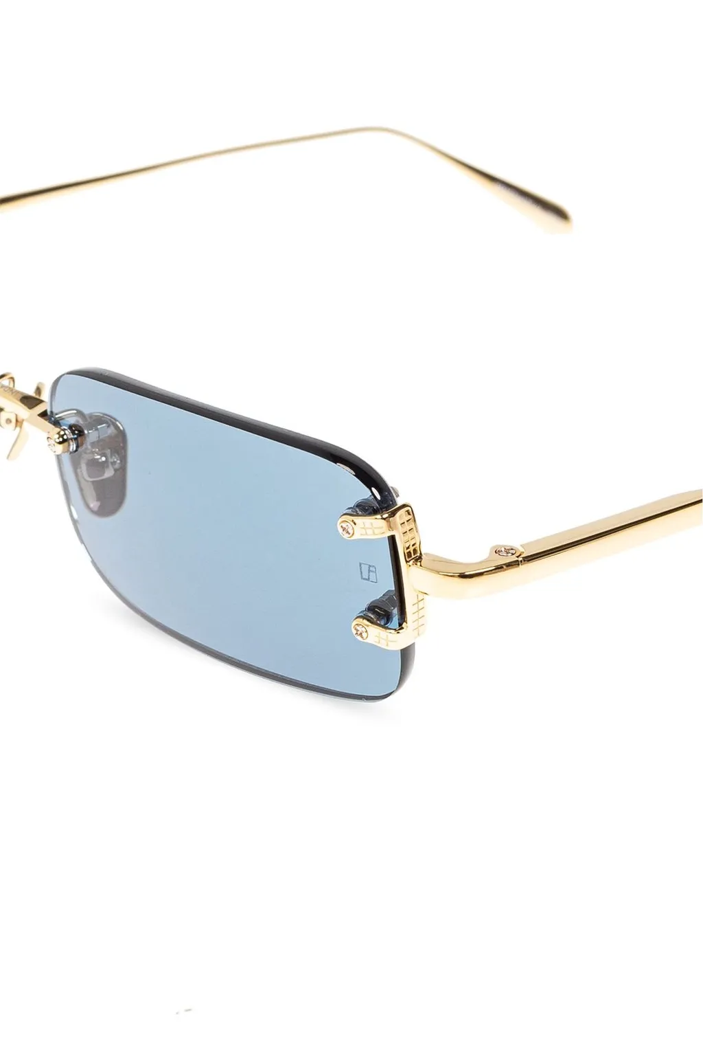 Rectangular Rimless Sunglasses