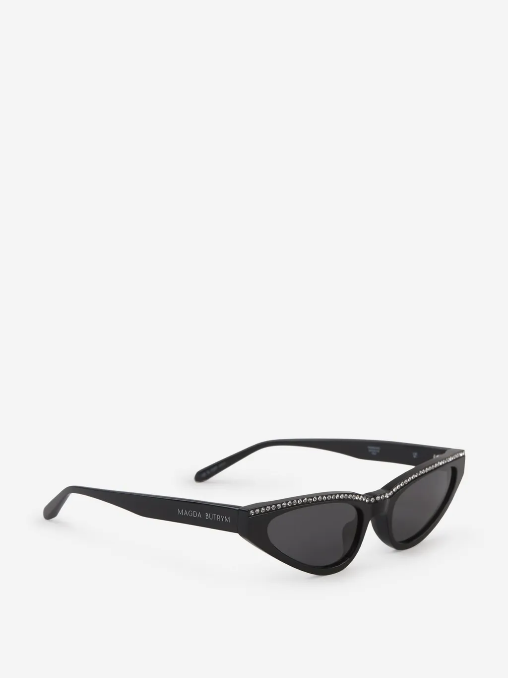 Cat-Eye Sunglasses With Crystal Embellishments