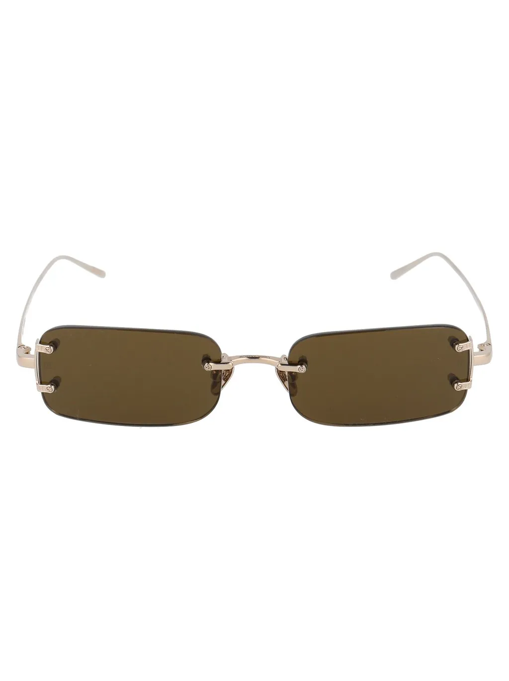 Rectangular Rimless Sunglasses