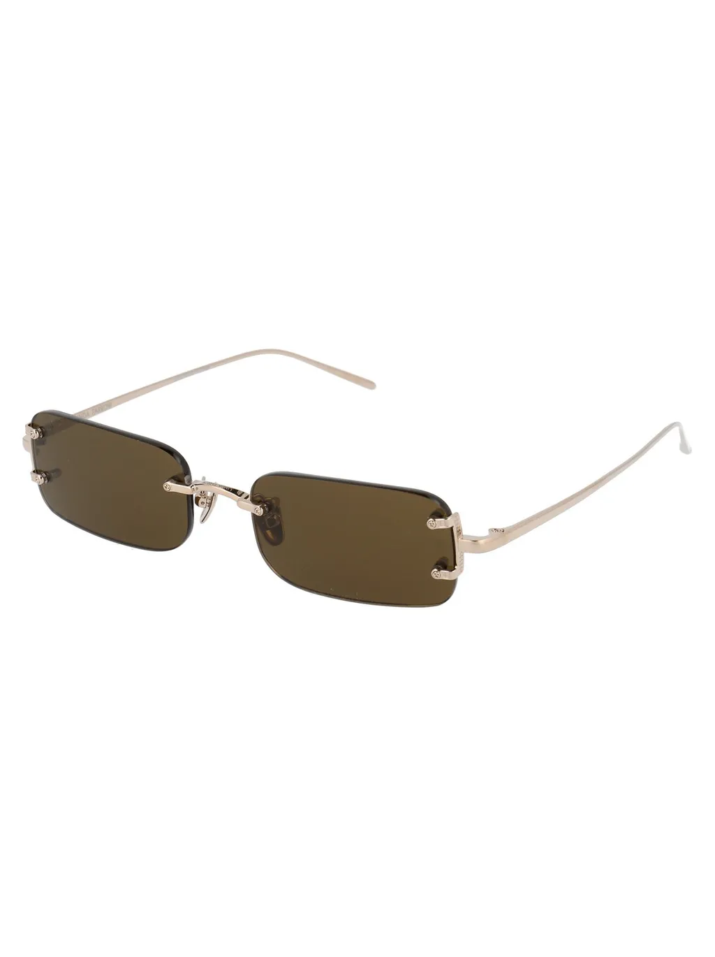 Rectangular Rimless Sunglasses