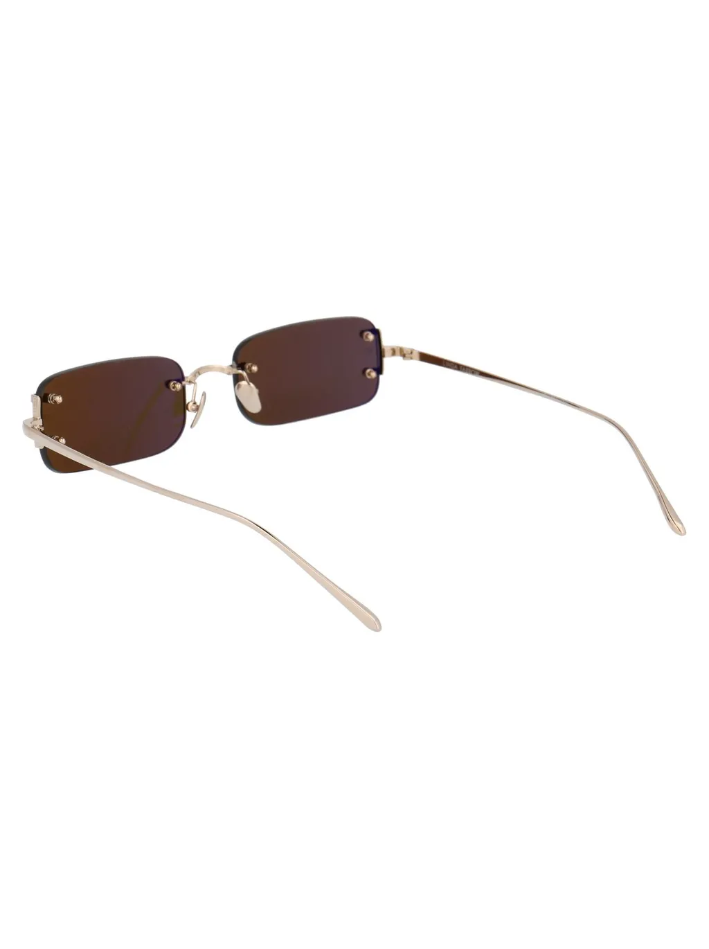 Rectangular Rimless Sunglasses